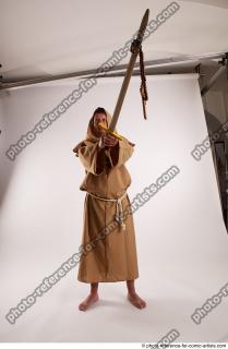 10 2018 01 PAVEL MONK STANDING POSE WITH SWORD AND…
